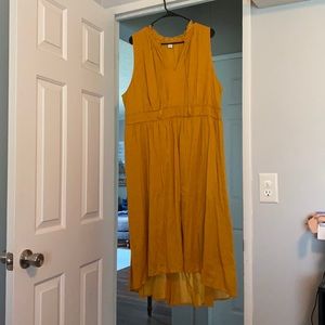 Old Navy Mustard Yellow Tank Dress